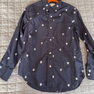 CrewCuts Skull button down shirt